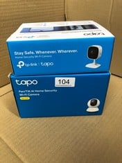 TAPO TP-LINK HOME SECURITY WIFI CAMERA + TAPO PAN/TILT AI HOME SECURITY WIFI CAMERA : LOCATION - B