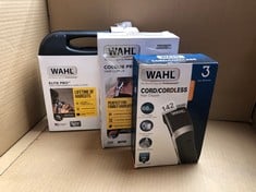 QUANTITY OF HEALTH & BEAUTY ITEMS TO INCLUDE WAHL CORD/CORDLESS HAIR CLIPPER, GIFTS FOR HIM, RECHARGEABLE CORDLESS CLIPPERS, CLIPPER KIT FOR MEN, RINSEABLE BLADES, HOME HAIR CUTTING, CLIPPERS WITH GU