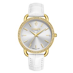 GAMAGES OF LONDON LADIES SYMPHONY CRYSTAL WHITE WATCH SKU:GAW081 RRP £605: LOCATION - TOP 50 RACK