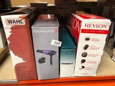 QUANTITY OF HEALTH & BEAUTY ITEMS TO INCLUDE REMINGTON HAIR DRYER IONIC (POWERFUL, FAST PROFESSIONAL STYLING, DIFFUSER, CONCENTRATOR, IONIC CONDITIONING FOR FRIZZ FREE HAIR, 3 HEAT / 2 SPEED SETTINGS