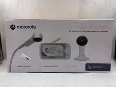 MOTOROLA NURSERY VM65X CONNECT - HALO VIDEO BABY MONITOR WITH CRIB HOLDER - 5 INCH PARENT UNIT AND WIFI APP - FLEXIBLE MAGNETIC CAMERA MOUNT, WHITE.: LOCATION - TOP 50 RACK