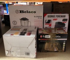 QUANTITY OF KITCHEN & APPLIANCES ITEMS TO INCLUDE NINJA 700W SLIM BLENDER & SMOOTHIE MAKER, 2X 470ML CUPS WITH SPOUT LIDS, PERSONAL BLENDER, CRUSH ICE & FROZEN FRUIT, SILVER/BLACK QB3001UKS: LOCATION