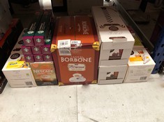 QUANTITY OF FOOD & DRINK ITEMS TO INCLUDE 100 NESPRESSO COMPATIBLE BORBONE NESPRESSO COFFEE CAPSULES   ID MAY BE REQUIRED : LOCATION - C