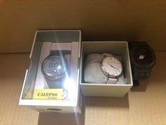 QUANTITY OF WATCHES TO INCLUDE CALYPSO UNISEX'S DIGITAL QUARTZ WATCH WITH PLASTIC STRAP K5785/3: LOCATION - D