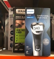 QUANTITY OF HEALTH & BEAUTY ITEMS TO INCLUDE PHILIPS ELECTRIC SHAVER SERIES 3000X - WET & DRY ELECTRIC SHAVER FOR MEN IN CELESTIAL BLUE, WITH SKIN PROTECT TECHNOLOGY, POP-UP BEARD TRIMMER, ERGONOMIC