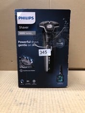 1 X PHILIPS SHAVER SERIES 5000 - WET & DRY MENS ELECTRIC SHAVER WITH SKIN IQ TECHNOLOGY, POP-UP TRIMMER, TRAVEL CASE, QUICK CLEAN POD AND QUICK CLEAN CARTRIDGE (MODEL S5898/50).: LOCATION - D