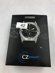 CITIZEN CZ SMART HYBRID SMARTWATCH 44MM, CONTINUOUS HEART RATE TRACKING, FITNESS ACTIVITY, DISPLAYS NOTIFICATIONS AND MESSAGES, BLUETOOTH CONNECTION, 15 DAY BATTERY LIFE JX1000-03E.: LOCATION - TOP 5