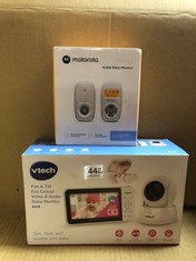 VTECH VM924 VIDEO BABY MONITOR WITH CAMERA, PAN & TILT, BABY MONITOR WITH 5" LCD SCREEN,UP TO 17 HRS BATTERY LIFE,1.33X ZOOM,NIGHT VISION,300M LONG RANGE,SOOTHING SOUNDS,2-WAY TALK,SECURED TRANSMISSI