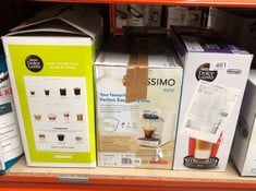 QUANTITY OF KITCHEN & APPLIANCES ITEMS TO INCLUDE TASSIMO BY BOSCH SUNY 'SPECIAL EDITION' TAS3107GB COFFEE MACHINE,1300 WATT, 0.8 LITRE - CREAM: LOCATION - E