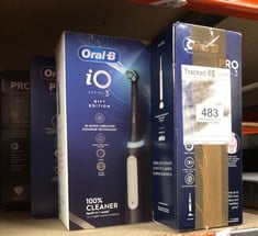 QUANTITY OF HEALTH & BEAUTY ITEMS TO INCLUDE ORAL-B PRO 3 ELECTRIC TOOTHBRUSHES FOR ADULTS, MOTHERS DAY GIFTS FOR HER / HIM, 3 MODES WITH TEETH WHITENING, 2 PIN UK PLUG, 3000, WHITE: LOCATION - E