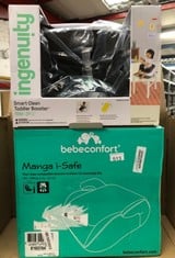 INGENUITY, SMARTCLEAN TODDLER BOOSTER - SLATE + BEBECONFORT MANGA I-SAFE BOOSTER SEAT : LOCATION - F