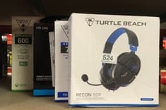 QUANTITY OF TECH & GAMING ITEMS TO INCLUDE TURTLE BEACH RECON 50P GAMING HEADSET FOR PS5, PS4, XBOX SERIES X|S, XBOX ONE, NINTENDO SWITCH, & PC: LOCATION - F