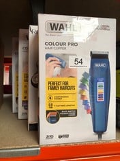 QUANTITY OF HEALTH & BEAUTY ITEMS TO INCLUDE WAHL COLOUR PRO CORDED CLIPPER, HEAD SHAVER, MEN'S HAIR CLIPPERS, COLOUR CODED GUIDES, FAMILY AT HOME HAIRCUTTING: LOCATION - A