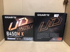 GIGABYTE A620M DS3H MOTHERBOARD - SUPPORTS AMD RYZEN 8000 CPUS, 5+2+2 PHASES DIGITAL VRM, UP TO 7600MHZ DDR5 (OC), 1X PCIE 4.0 M.2, GBE LAN, USB 3.2 GEN 1 &  GIGABYTE B450M K GAMING MOTHERBOARD + GIG