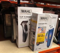 QUANTITY OF HEALTH & BEAUTY ITEMS TO INCLUDE WAHL COLOUR PRO CORDED CLIPPER, HEAD SHAVER, MEN'S HAIR CLIPPERS, COLOUR CODED GUIDES, FAMILY AT HOME HAIRCUTTING: LOCATION - G