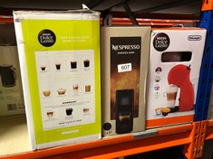 QUANTITY OF KITCHEN & APPLIANCES ITEMS TO INCLUDE NESCAFÉ DOLCE GUSTO DELONGHI PICCOLO XS POD CAPSULE COFFEE MACHINE, ESPRESSO, CAPPUCCINO AND MORE, EDG210.R,0.8 LITERS, RED AND BLACK EDG 210.R: LOCA