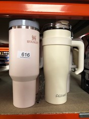 QUANTITY OF SPORTS & EXERCISE ITEMS TO INCLUDE STANLEY QUENCHER H2.0 FLOWSTATE TUMBLER 1.2L - COLD FOR 11 HOURS - ICED FOR 48 HOURS - WATER BOTTLE WITH STRAW, HANDLE AND LID - DISHWASHER SAFE - TRAVE