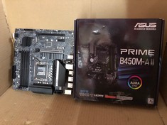 ASUS PRIME B450M-A II, AMD AM4, MATX, 128GB DDR4, 4 DIMM, HDMI, DVI, D-SUB, PCIE + MSI PRO B660M-A WIFI GAMING MOTHERBOARD: LOCATION - G