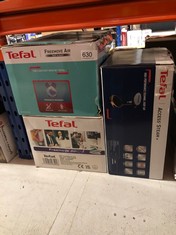 QUANTITY OF KITCHEN & APPLIANCES ITEMS TO INCLUDE TEFAL ACCESS STEAM+ HANDHELD CLOTHES STEAMER, NO IRONING BOARD NEEDED, 2 STEAM LEVELS, SANITISING STEAM, BLACK & ROSE GOLD, DT8103: LOCATION - G