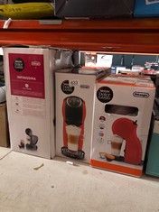 QUANTITY OF KITCHEN & APPLIANCES ITEMS TO INCLUDE NESCAFÉ DOLCE GUSTO DELONGHI PICCOLO XS POD CAPSULE COFFEE MACHINE, ESPRESSO, CAPPUCCINO AND MORE, EDG210.R,0.8 LITERS, RED AND BLACK EDG 210.R: LOCA