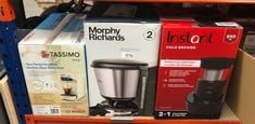 QUANTITY OF KITCHEN & APPLIANCES ITEMS TO INCLUDE TASSIMO BY BOSCH SUNY 'SPECIAL EDITION' TAS3107GB COFFEE MACHINE,1300 WATT, 0.8 LITRE - CREAM: LOCATION - H