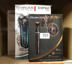 QUANTITY OF HEALTH & BEAUTY ITEMS TO INCLUDE REMINGTON T-SERIES DETAIL GROOMING KIT (PRECISION TRIMMER WITH EYEBROW COMB, NOSE, EAR, BEARD, ADJUSTABLE COMB, ROTARY TRIMMER, WATERPROOF, BATTERY-OPERAT