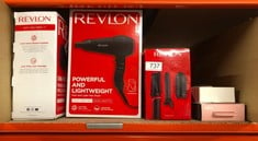 QUANTITY OF HEALTH & BEAUTY ITEMS TO INCLUDE REVLON ONE-STEP BLOW-DRY MULTI STYLER - 3 IN 1 TOOL - DRY, CURL AND VOLUMIZE WITH THE 3 INTERCHANGEABLE ATTACHMENTS (DETACHABLE HEAD, CURLER, DRYER, STYLE