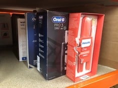 QUANTITY OF HEALTH & BEAUTY ITEMS TO INCLUDE PHILIPS ONE BATTERY TOOTHBRUSH - ELECTRIC TOOTHBRUSH IN MIAMI CORAL (MODEL HY1100/01): LOCATION - A