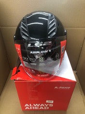 LS2 AIRFLOW II MOTORCYCLE HELMET 59-60CM: LOCATION - A