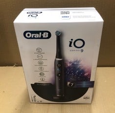 ORAL-B IO9 ELECTRIC TOOTHBRUSHES FOR ADULTS, APP CONNECTED HANDLE, BLACK.: LOCATION - B