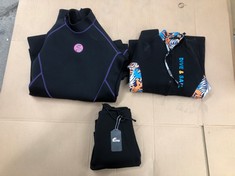 QUANTITY OF WET SUITS TO INCLUDE ON TOP WETSUIT TROUSERS SIZE SMALL: LOCATION - B