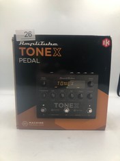 IK MULTIMEDIA TONEX PEDAL AI MACHINE LEARNING MULTI EFFECTS PEDAL: TONE MODEL ANY ELECTRIC GUITAR AMP, GUITAR PEDAL, DISTORTION PEDAL, OVERDRIVE PEDAL OR OTHER GUITAR EFFECTS.: LOCATION - TOP 50 RACK