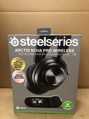 STEELSERIES ARCTIS NOVA PRO WIRELESS XBOX SERIES X/S GAMING HEADSET - NEODYMIUM MAGNETIC DRIVERS - ACTIVE NOISE CANCELLATION - INFINITY POWER SYSTEM - CLEARCAST GEN 2 MIC - WORKS WITH PS5, SWITCH, PC