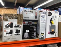 QUANTITY OF KITCHEN & APPLIANCES ITEMS TO INCLUDE BREVILLE BLEND ACTIVE PERSONAL BLENDER & SMOOTHIE MAKER | 350W | 1 PORTABLE BLEND ACTIVE BOTTLE (600ML) | LEAK PROOF LID | BLACK & GOLD [VBL251]: LOC