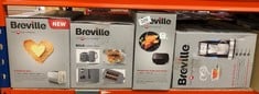 QUANTITY OF KITCHEN & APPLIANCES ITEMS TO INCLUDE BREVILLE ULTIMATE DEEP FILL TOASTIE MAKER | 2 SLICE SANDWICH TOASTER | REMOVABLE NON-STICK PLATES | STAINLESS STEEL | BLACK [VST082]:: LOCATION - C