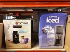 QUANTITY OF KITCHEN & APPLIANCES ITEMS TO INCLUDE TASSIMO BY BOSCH FINESSE TAS16B2GB POD COFFEE MACHINE, 1400 WATT, 0.7 LITRE - BLACK:: LOCATION - C