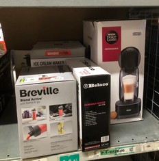 QUANTITY OF KITCHEN & APPLIANCES ITEMS TO INCLUDE BREVILLE BLEND ACTIVE PERSONAL BLENDER & SMOOTHIE MAKER | 350W | 2 PORTABLE BLEND ACTIVE BOTTLES (600ML) | LEAK PROOF LIDS | WHITE & GREEN [VBL246]: