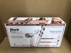 SHARK FLEXSTYLE 4-IN-1 AIR STYLER & HAIR DRYER FOR STRAIGHT & WAVY HAIR: AUTO-WRAP CURLERS, PADDLE BRUSH, OVAL BRUSH AND CONCENTRATOR, NO HEAT DAMAGE, STONE HD430 SLUK, 0.38 KILOGRAMS, 1.0 COUNT.: LO