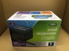 QUANTITY OF OUTDOOR & GARDEN ITEMS TO INCLUDE BLAGDON POND OXYGENATOR 3600, 20 OUTLET AIR PUMP FOR PONDS UP TO 22,500 LITRES (KOI PONDS UP TO 11,000 LITRES), SUITABLE FOR AERATION AND OXYGENATION IN