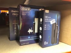 QUANTITY OF HEALTH & BEAUTY ITEMS TO INCLUDE ORAL-B SMART 6 ELECTRIC TOOTHBRUSHES FOR ADULTS, APP CONNECTED HANDLE, 6000N: LOCATION - D