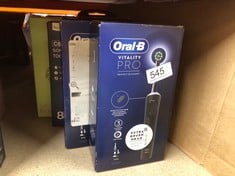 QUANTITY OF HEALTH & BEAUTY ITEMS TO INCLUDE ORAL-B VITALITY PRO ELECTRIC TOOTHBRUSHES ADULTS, BLUE: LOCATION - D