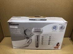 PANASONIC ES-EL9A WET AND DRY CORDLESS EPILATOR WITH 8 ATTACHMENTS AND LED LIGHT (UK PLUG).: LOCATION - D