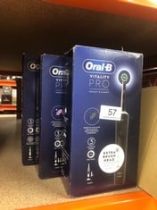 QUANTITY OF HEALTH & BEAUTY ITEMS TO INCLUDE ORAL-B VITALITY PRO ELECTRIC TOOTHBRUSHES FOR ADULTS, FOR HIM / HER, BLACK: LOCATION - A