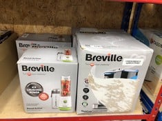 QUANTITY OF KITCHEN & APPLIANCES ITEMS TO INCLUDE BREVILLE BLEND ACTIVE PERSONAL BLENDER & SMOOTHIE MAKER | 350W | 2 PORTABLE BLEND ACTIVE BOTTLES (600ML) | LEAK PROOF LIDS | WHITE & GREEN [VBL246]: