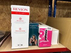 QUANTITY OF HEALTH & BEAUTY ITEMS TO INCLUDE REVLON ONE-STEP HAIR DRYER AND VOLUMISER FOR MID TO LONG HAIR (ONE-STEP, 2-IN-1 STYLING TOOL, IONIC AND CERAMIC TECHNOLOGY, UNIQUE OVAL DESIGN) RVDR5222: