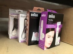 QUANTITY OF HEALTH & BEAUTY ITEMS TO INCLUDE BRAUN SILK-ÉPIL 5 POWER EPILATOR FOR FACE, BODY & LEG, 500 G: LOCATION - F