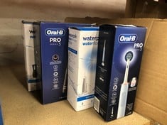 QUANTITY OF HEALTH & BEAUTY ITEMS TO INCLUDE ORAL-B PRO 3 ELECTRIC TOOTHBRUSHES FOR ADULTS, 3 MODES WITH TEETH WHITENING 3000, BLUE: LOCATION - F