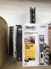 QUANTITY OF HEALTH & BEAUTY ITEMS TO INCLUDE WAHL CHROMIUM 11-IN-1 MULTIGROOM, EYEBROW CUTTING ABILITY, BODY TRIMMERS, MEN’S BEARD TRIMMER, STUBBLE TRIMMING, BODY SHAVING, FACE GROOMING, FULLY WASHAB