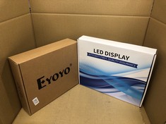 2 X PORTABLE LED MONITORS: LOCATION - BACK WALL TABLES