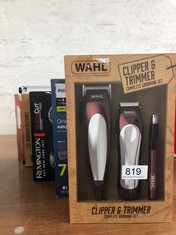 QUANTITY OF HEALTH & BEAUTY ITEMS TO INCLUDE WAHL HAIR CLIPPER & TRIMMER COMPLETE GROOMING SET, HAIR CLIPPER GIFT SET, CORDED HEAD SHAVER, BEARD TRIMMERS MEN, STUBBLE TRIMMER, PERSONAL TRIMMING, MALE